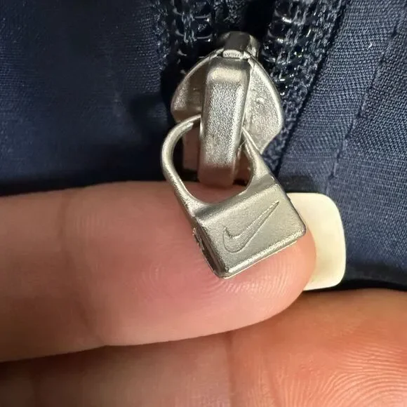 Vintage Nike Men's Size 2XL XXL Blue Full Zip Track Windbreaker Jacket Athletic - Picture 6 of 7